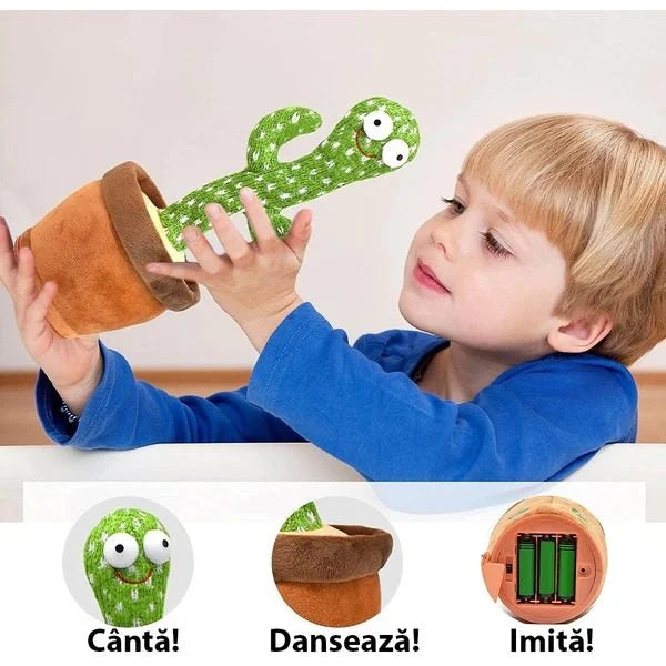 Cactus vorbitor si dansator din material textil